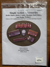 Leather Patterns Single Action Accessories Bullet Slides, Caddy & Badge Holder