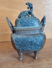 Brûle Parfum, Brûle Encens en Bronze Ancien Asie Chine 17