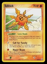 Solrock 25/92 Rare Legend Maker Pokemon MP