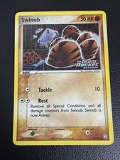 Pokémon TCG Swinub EX Team Rocket Returns 79 Reverse Holo Common Komiya NM