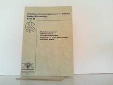 Schriftenreiche der landesforstverwaltung Baden Württemberg. Hier Band 64: Wald,