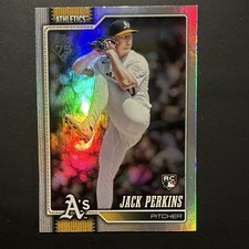 Topps Series 1 Jack Perkins #206 Oakland Athletics Rainbow Foil RC 2026