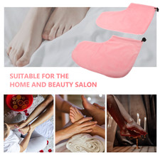 1 Pair Paraffin Wax Foot Wraps for Foot Skin Plush Wax Therapy Covers