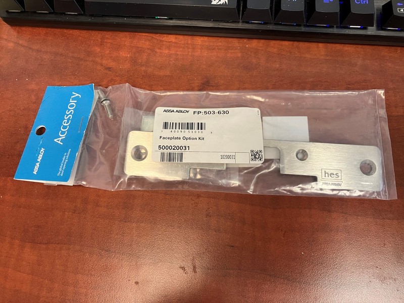 HES Assa Abloy FP:503-630 Faceplate Option Kit
