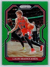 2020-21 Panini Prizm Lauri Markkanen Green Prizm #116 Bulls