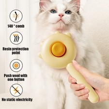 Cat Steam Groomimg Brush for Shedding, 3 In 1 Steam Pet Brush Self Cleaning, Dog