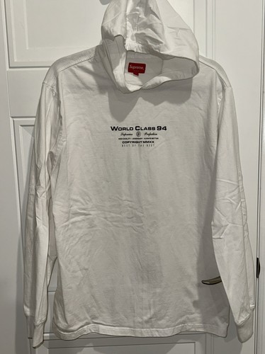 Supreme White Light Weight Hoodie Size Med World Class 94 Best of The Best