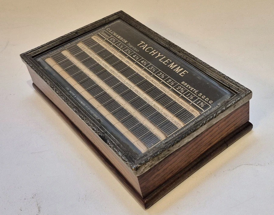 Machine à calculer intéret, Chambon Tachylemme, vers 1876 - Photo 3/4
