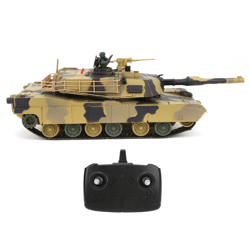 Remote Control 2.4Ghz 1/24 Scale Tank Military Tank Model Toy With Simulation ↑ - Image 2 of 4