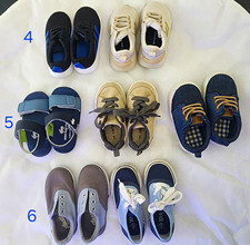 Shoe LOT. Toddler BOY SHOES Size 4, 5, 6. Great Condition. Gently Used 7 PAIRS