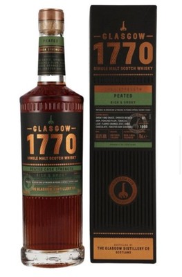 1770 Glasgow Single Malt Scotch Whisky Peated Cask Strenght Batch01 0,7 60,8 Neu