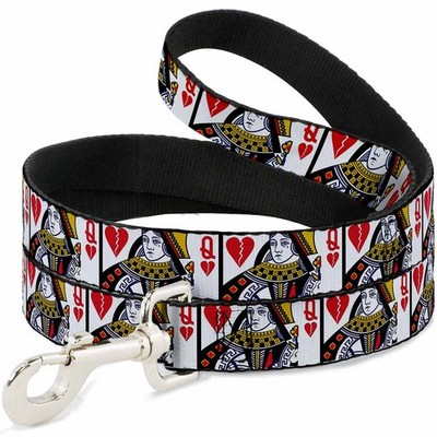 Dog Leash Queen of Broken Hearts WIDE 1.5'' (US IMPORT)