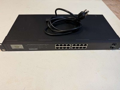 Intellinet 561259 16-Port Gigabit Ethernet PoE+ Switch with 2 SFP Ports