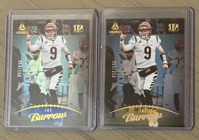 (2) 2023 Luminance #1 Joe Burrow  /150 and /250