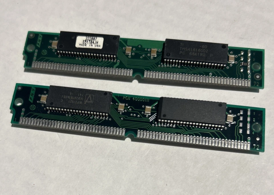 2x 8 MB 72 pines 16 MB página rápida sin paridad 2X32 SIM RAM memoria Mac PC Unix Apple Foto 2 de 4