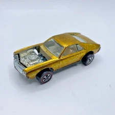 Hot Wheels Redline 1968 Custom AMX US AMC Gold with White Interior