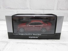 Kyosho 1/43 Toyota Crown Athlete S Mini Car Black Dark Red Mica Pearl