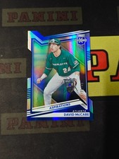 2022 Panini Elite Extra Edition Die-Cut Blue David McCabe /49
