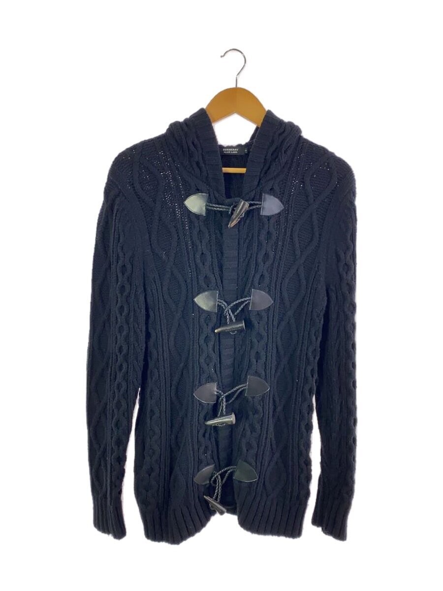 BURBERRY Black Label Wool Duffle Coat Size 2 Black Men's #EG ZIA