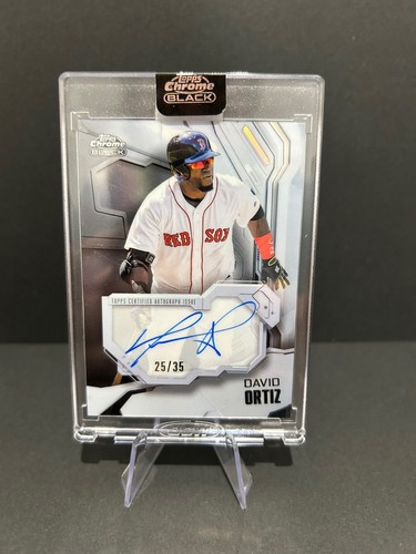 2026 Topps Chrome Black David Ortiz Ivory Autographs (Raw)