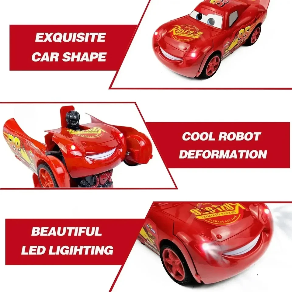 Disney Lightning McQueen RC автомобиля 2-в-1 трансформировать робот игрушка для детей подарок - Изображение 4 из 4