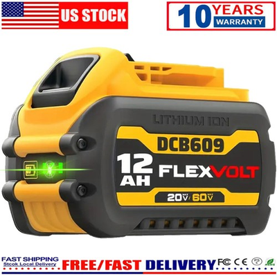 #ad 12.0AH DCB609 2 For DEWALT DCB612 20V 60V MAX FLEXVOLT 12Ah Li Ion Battery NEW $43.74