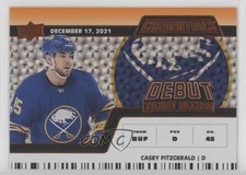 2022-23 Credentials Debut Ticket Access Horizontal Orange Casey Fitzgerald 0iv9