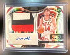 2024-25 Select Basketball Matas Buzelis #JRS-BUZ Rookie RC Jumbo Patch Auto /49