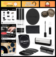 9-in-1 Vinyl Record Cleaning Kit - Anti-Static Cleaner, Carbon Fiber Brushes, St