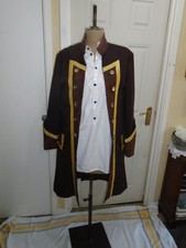 Pirate/ BARON day  costume  small size chest 40 inches theatre show   used