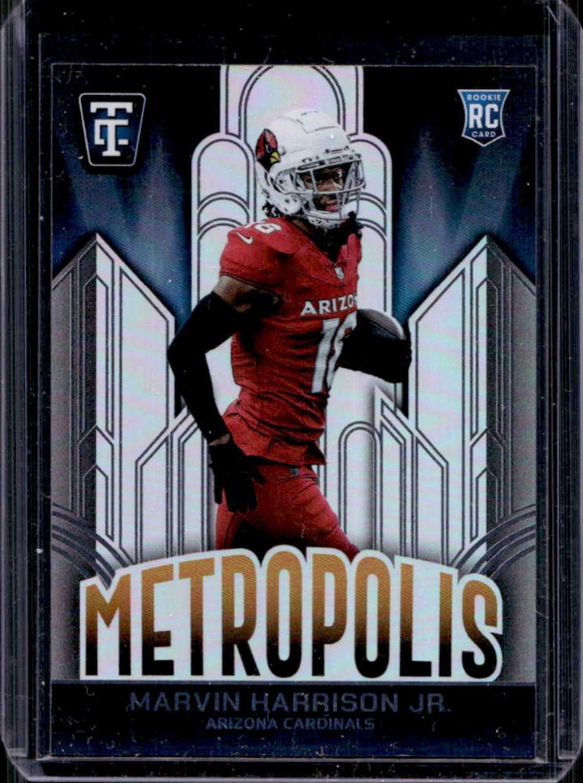 Marvin Harrison Jr. Panini Totally Certified Metropolis Mirror #18 Base