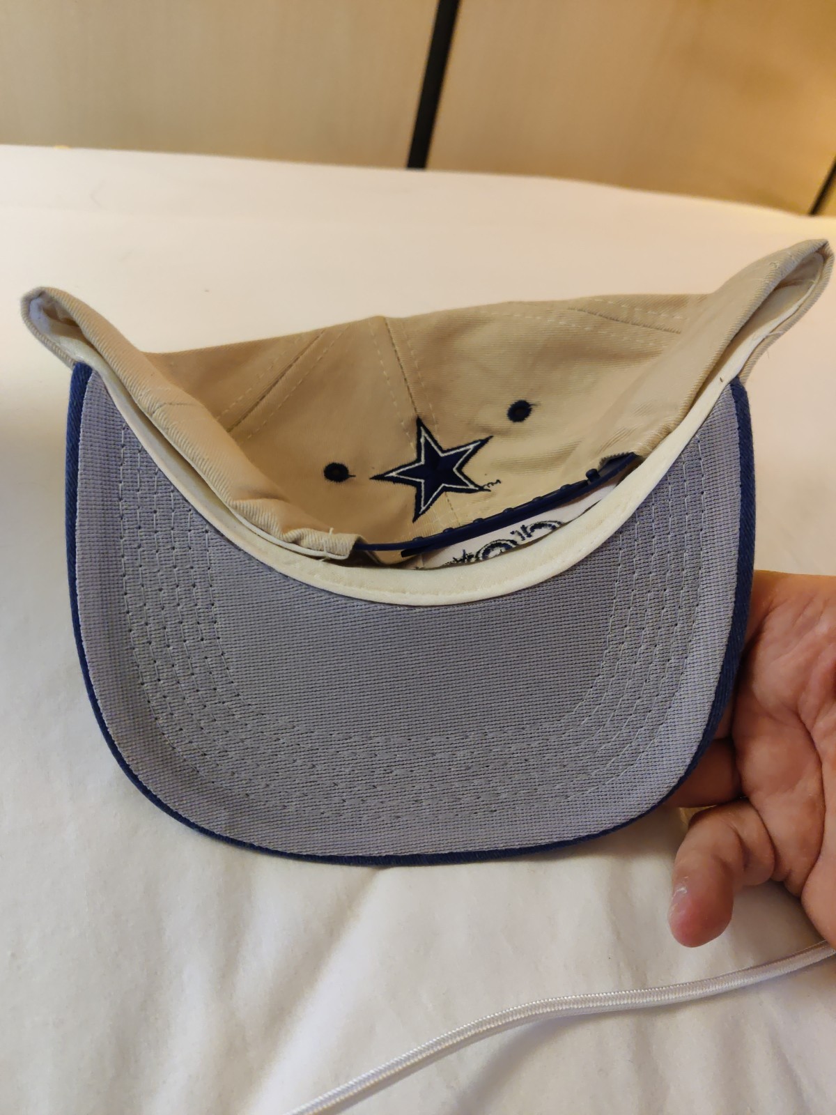 1990s Super Vintage Dallas Cowboys Hat Cap Script SnapBack Drew Pearson Co. 