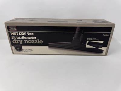 #ad Vintage Craftsman Sears Wet Dry Vac Dry Nozzle 2.5” Black Model 9 16925 New $19.99
