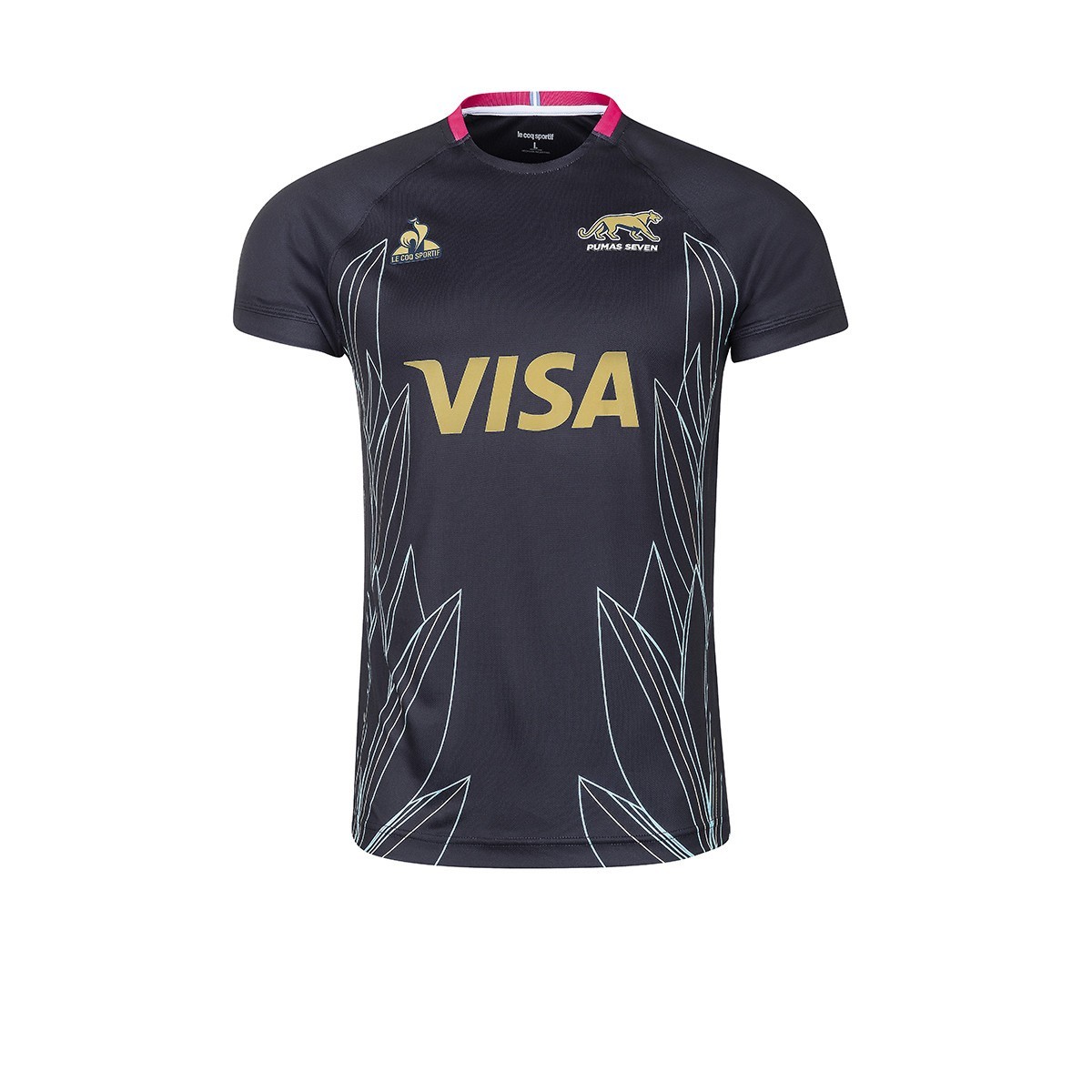 UAR LOS PUMAS - RUGBY - ORIGINAL AWAY JERSEY LECOQ SPORTIF BLACK