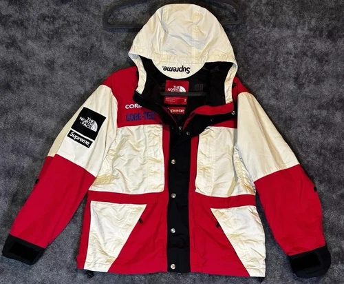 Veste Supreme TNF Gore Tex Cordura M rouge blanc rare logo streetwear