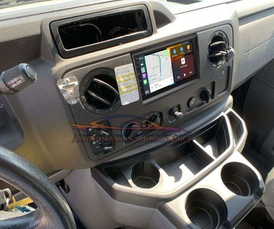 FOR 2009-2014 FORD E-250 E-350 7'' GPS NAVI CARPLAY RADIO ANDROID 13 WIFI SWC