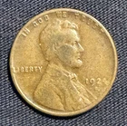 1924 D Lincoln Wheat Small Cent Bronze Circulated, Uncertified US Coin