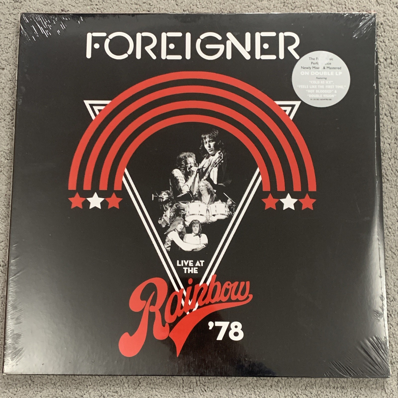 Live at the Rainbow ‘78 by Foreigner Vinyl Record, 2019 New Sealed