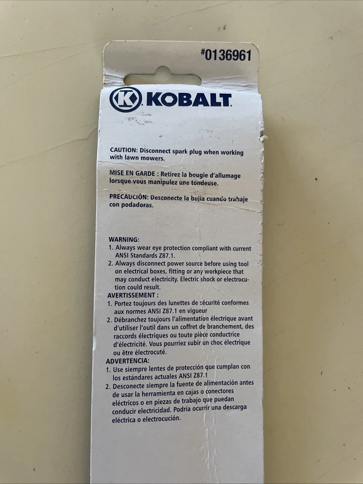 Kobalt 10 Inch Mill File #0136961 New In Package - Image 3 of 4