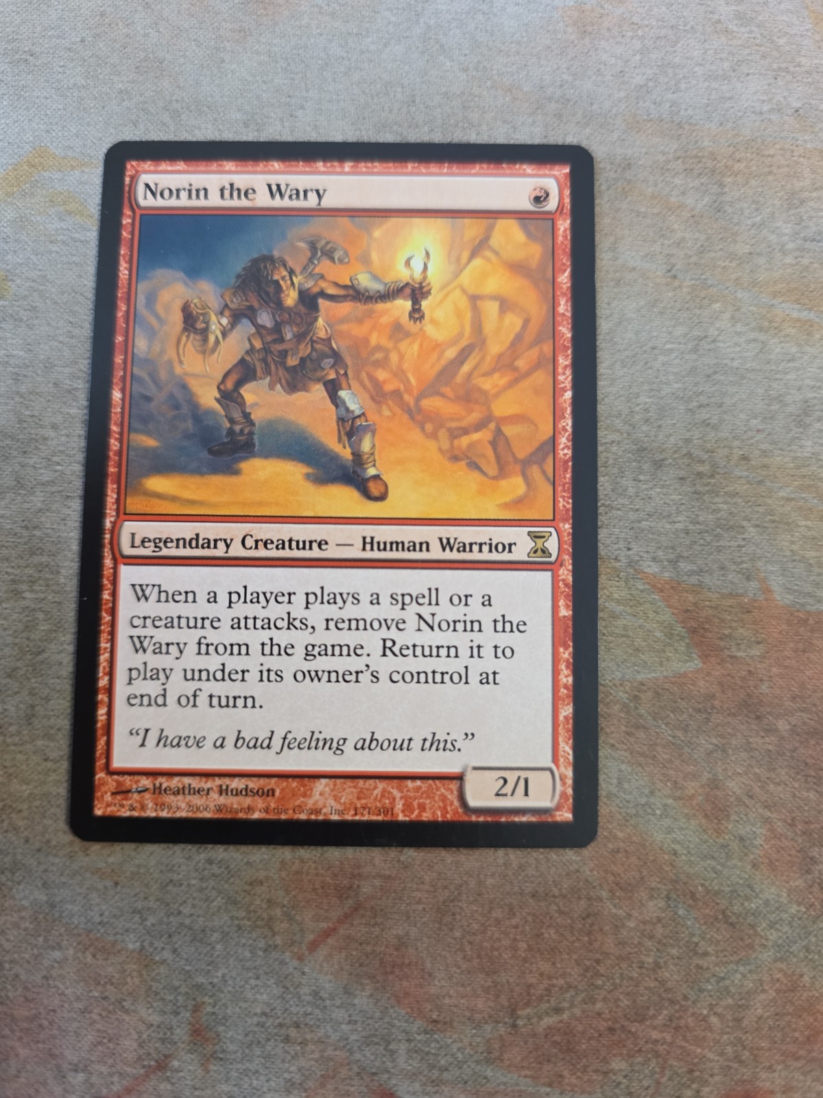 Norin The Wary Time Spiral MTG LP