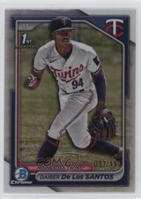 2024 Bowman Chrome Prospects Refractor 97/499 Daiber De Los Santos #BCP-185 x2o