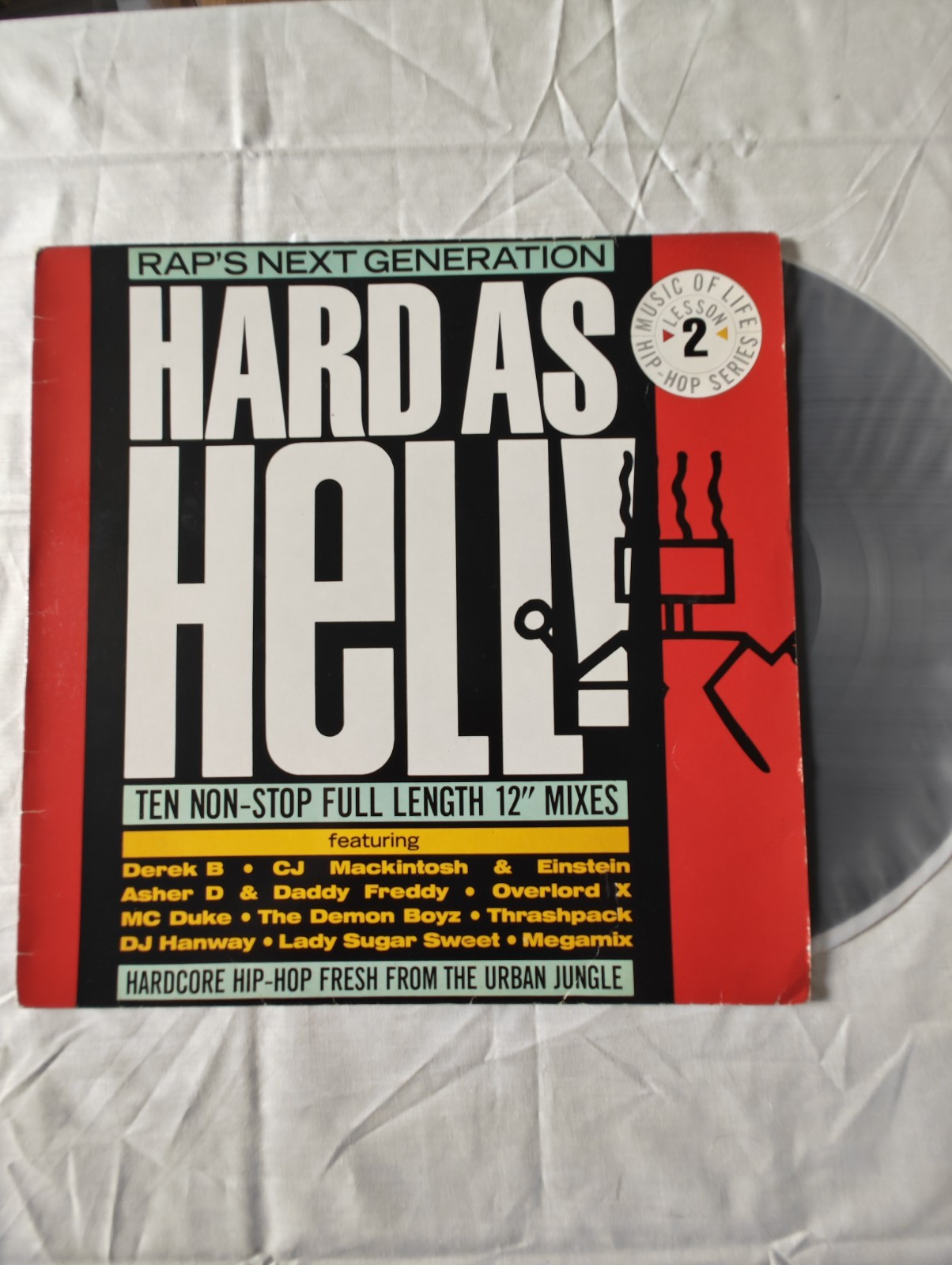 Various – Hard As Hell! (12-inch Compilation, 1987, MODEF 2) image 3