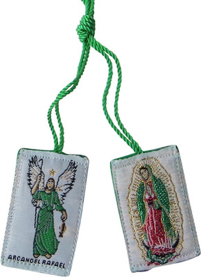 Saint Raphael Archangel Angel Green Scapular Escapulario De San Rafael