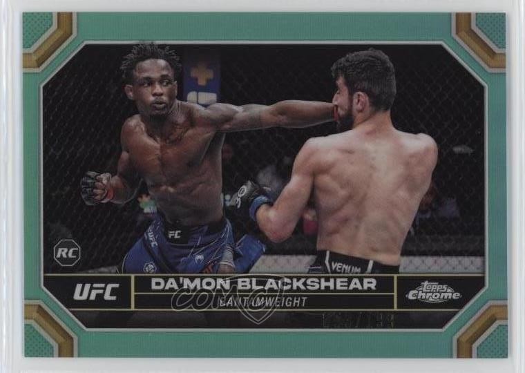 2024 Topps Chrome UFC Aqua Refractor 53/199 Da'Mon Blackshear #21 13fz