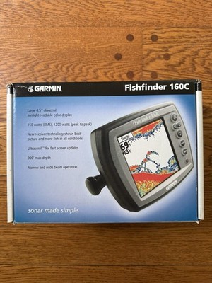 GARMIN FISHFINDER 160C Marine Boat ECHO Sounder Sonar Fish Finder NEW-OPEN BOX.