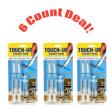 Slobproof Touch-Up Paint Pen 6-Pack - Refillable Wall & Trim Paint Repair Kit