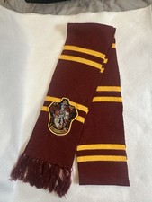 Harry Potter Knit Scarf Gryffindor by Wizarding World, Soft Warm Winter Costume