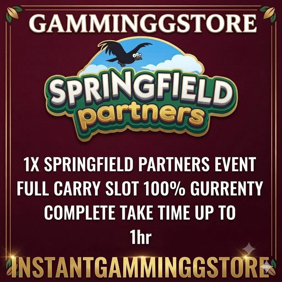 1x Springfield Partners Event Time -1hr Mono_poly Go Full Carry Partner Events - Bild 1 von 1