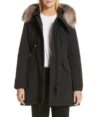 AUTH MONCLER Monticole Long Parka Coat 
