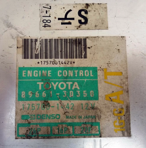 Toyota Crown GS131 89661-30350 1G-G A/T Écu ECM OEM Jdm Occasion - Picture 5 of 9